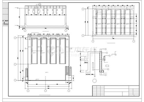 某啤酒廠廢水處理建筑工程設計施工cad圖紙