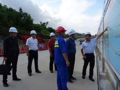 廣東珠海市委考察隧道工程建設