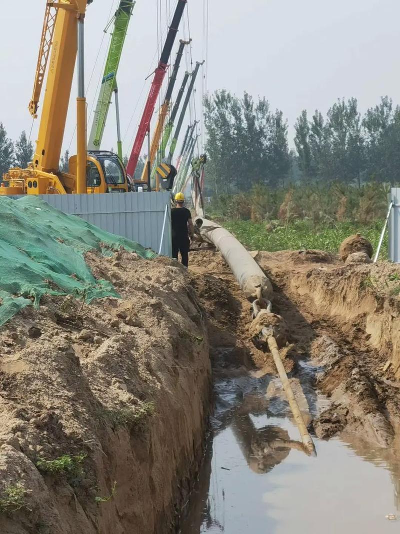 大型穿越拉管施工,專業事交給專業公司!#北京睿德建設工程有限